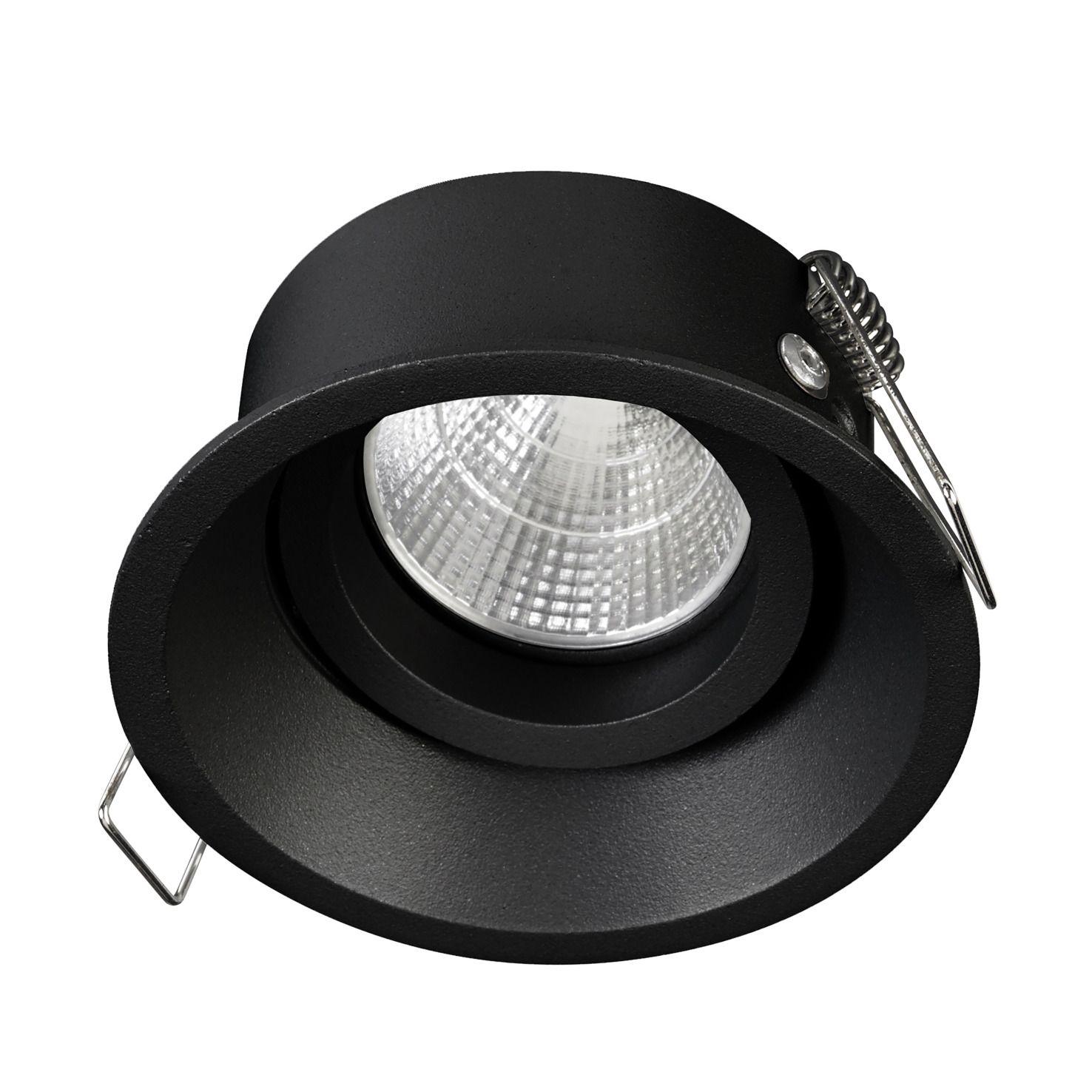 Ojo de buey – base para 1 lámpara GU10 – orientable