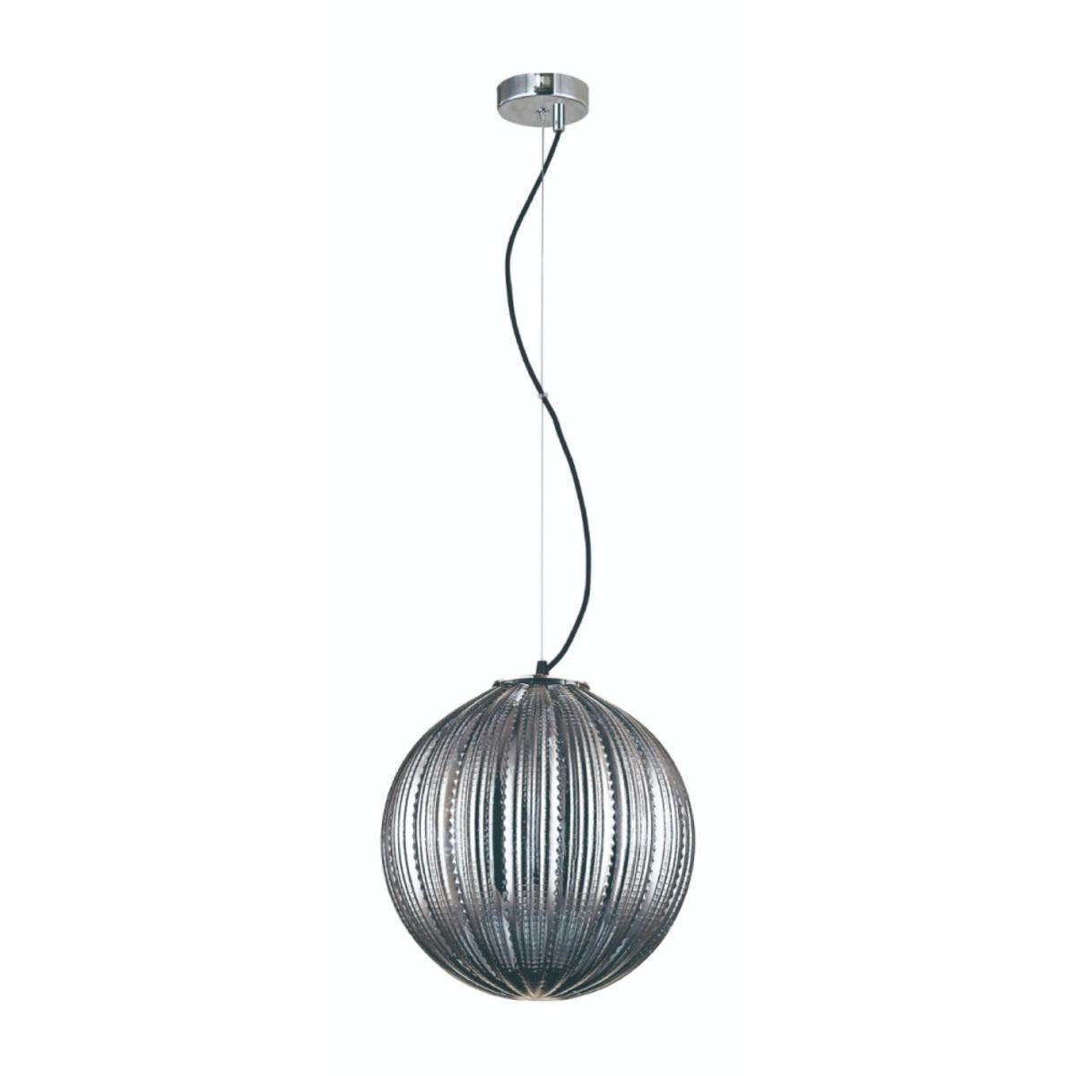 Lámpara de suspender PROCION - 1 luz E27 - Acabado cristal cromo