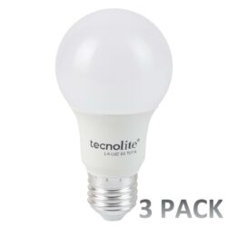 Bombillo LED - 8.5W - Luz fría - Empaque de 3 unidades