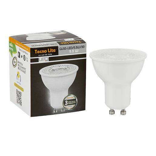 BOMBILLO LED GU10-LED/5.5W/30 3000K 120V TECNOLITE