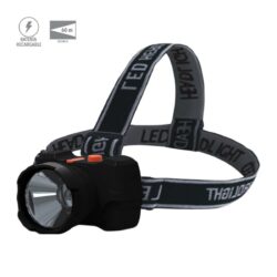 Linterna recargable LED para cabeza - 1W - 80 lúmenes