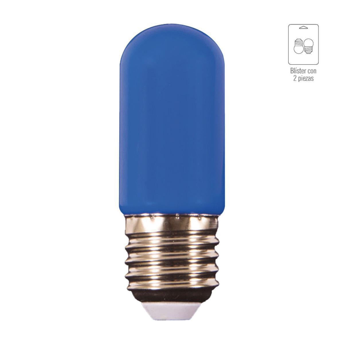 Bombillo LED T30 - 1W - Azul