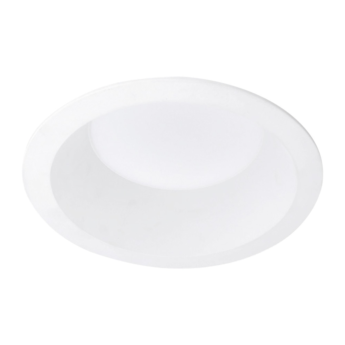 Ojo de buey empotrable LED - 10W - Acabado blanco - Kelvin seleccionable 2700/4000/6000K