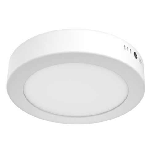 Plafón LED de sobreponer - 12W - Acabado blanco - Luz fría
