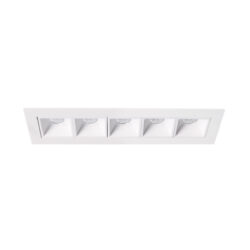 Ojo de buey empotrable LED - 17W - Acabado blanco - Luz cálida