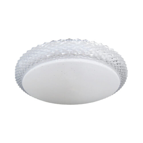 Plafón LED de sobreponer - 24W - Acabado blanco - Luz cálida