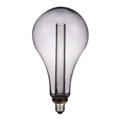 Bombilla LED vintage A165  - Dimeable - 3W - Luz ámbar y vidrio humo