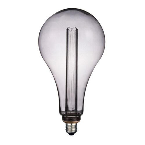 Bombilla LED vintage A165  - Dimeable - 3W - Luz ámbar y vidrio humo