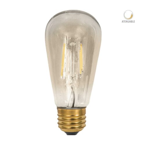 Bombilla LED filamento ST64 - Dimeable - 4W - Luz cálida