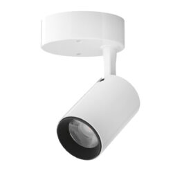 Reflector de sobreponer dirigible LED - 7W - Acabado blanco - Luz cálida