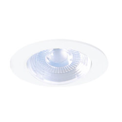 Ojo de buey empotrable LED - 7W - Acabado blanco - Luz fría