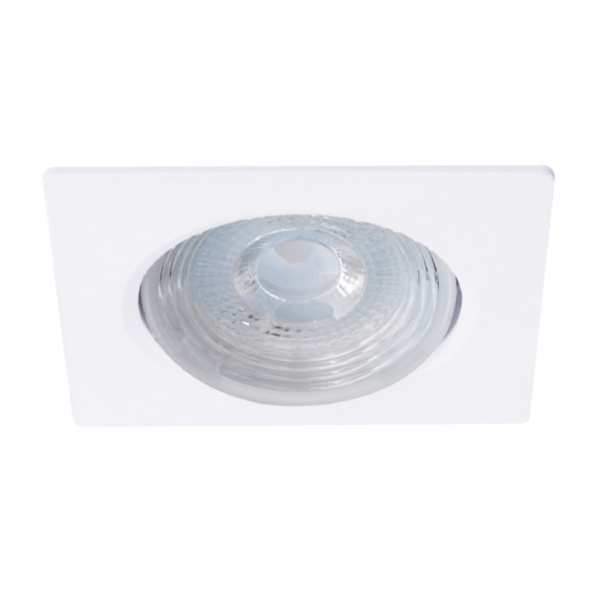 Ojo de buey empotrable LED - 7W - Acabado blanco - Luz cálida
