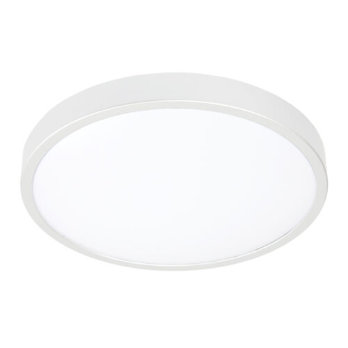 Plafón LED de sobreponer - 16W - Acabado blanco - Luz cálida