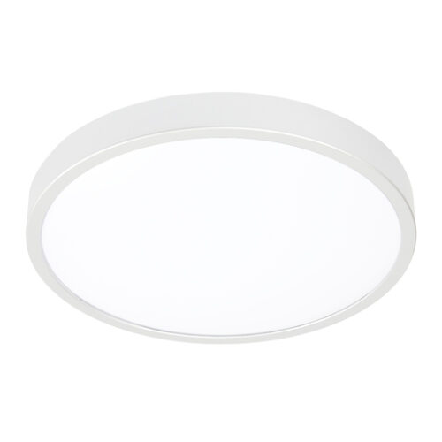 Plafón LED de sobreponer - 16W - Acabado blanco - Luz fría