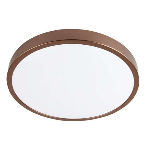 Plafón LED de sobreponer - 16W - Acabado blanco / rojo - Luz fría