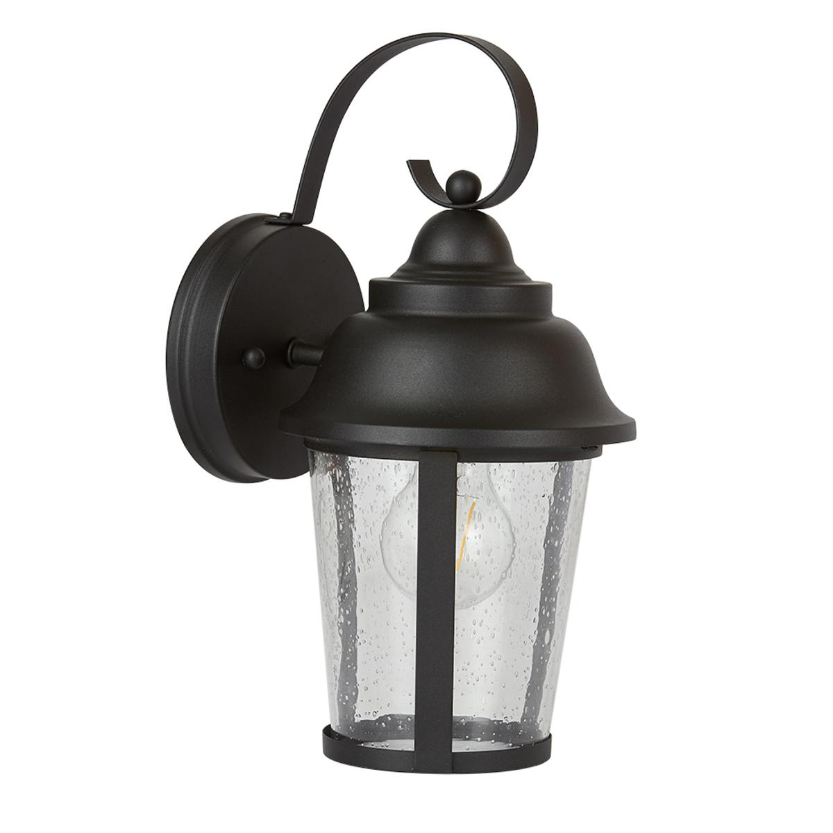 Farol de pared - Para 1 luz E27 - Acabado negro