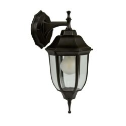 Farol de pared - Para 1 luz E27 - Acabado negro