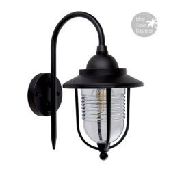 Farol de pared - Para 1 luz E27 - Acabado negro