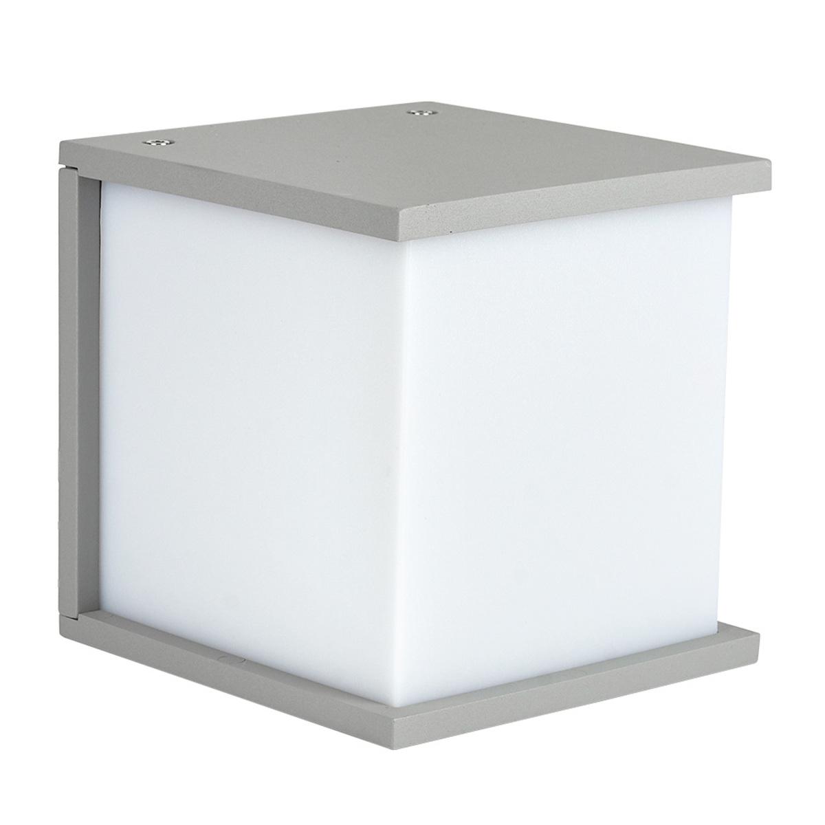 Lámpara de pared exterior - Para 1 luz E27 - Acabado satinado