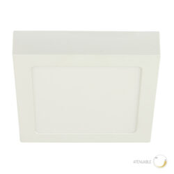 Plafón LED de sobreponer - 12W - Acabado blanco - Luz templada