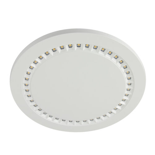 Plafón LED de sobreponer - 15W - Acabado blanco - Luz templada