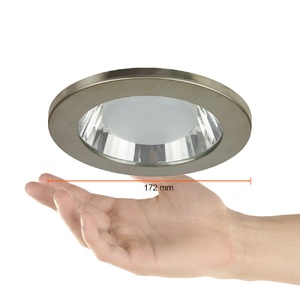 LO1309PB - LÁMPARA OJO DE BUEY 10 PANEL REDONDO LED 30W LUZ D B/BCO 30 Cm  Osaky G1A.