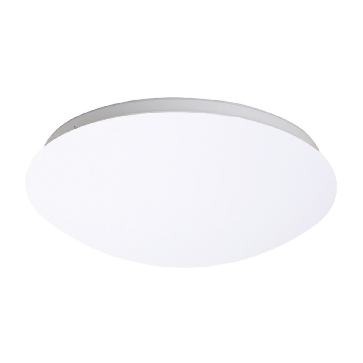 Plafón LED de sobreponer - 12W - Acabado blanco - Luz cálida