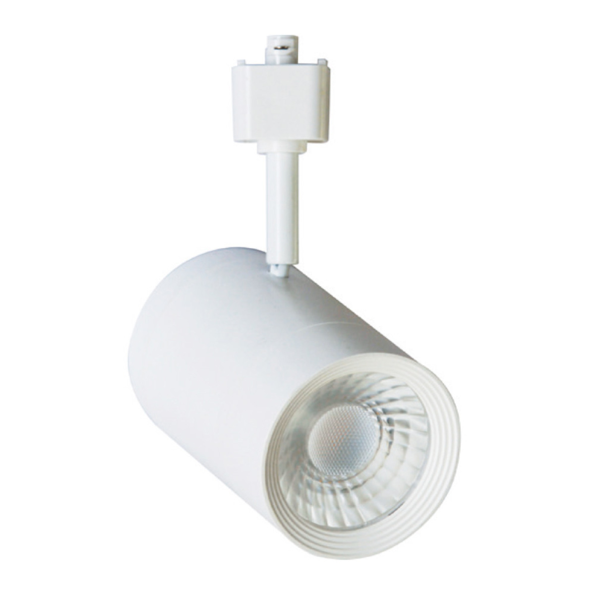 Lámpara de riel con LED integrado - 22W - Acabado blanco - Luz cálida