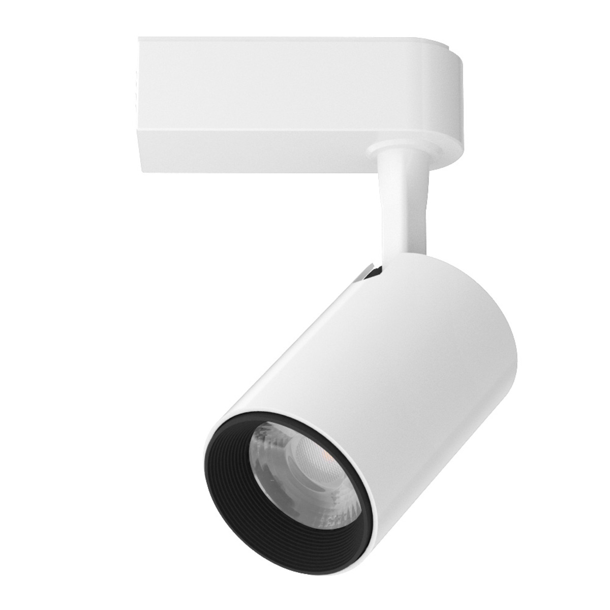 Lámpara de riel con LED integrado - 7W - Acabado blanco - Luz cálida