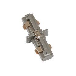 Unión de riel recta - Acabado satinado