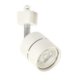 Lámpara de riel para bombillo LED GU10 - Acabado blanco