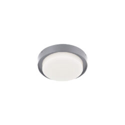 Plafón LED de sobreponer - 15W - Acabado gris - Luz cálida