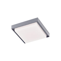 Plafón LED de sobreponer - 24W - Acabado gris - Luz cálida