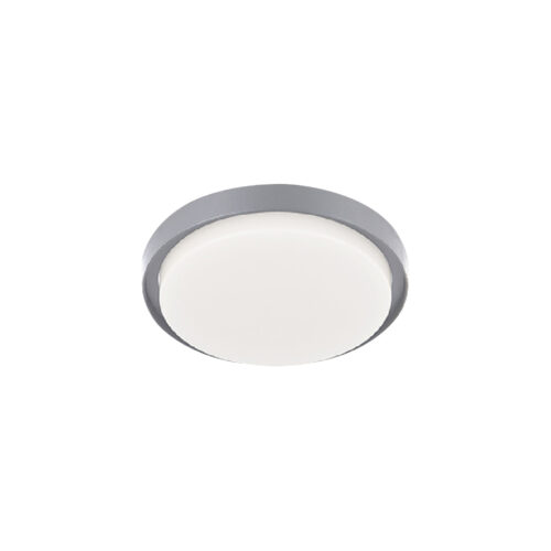 Plafón LED de sobreponer - 24W - Acabado gris - Luz cálida