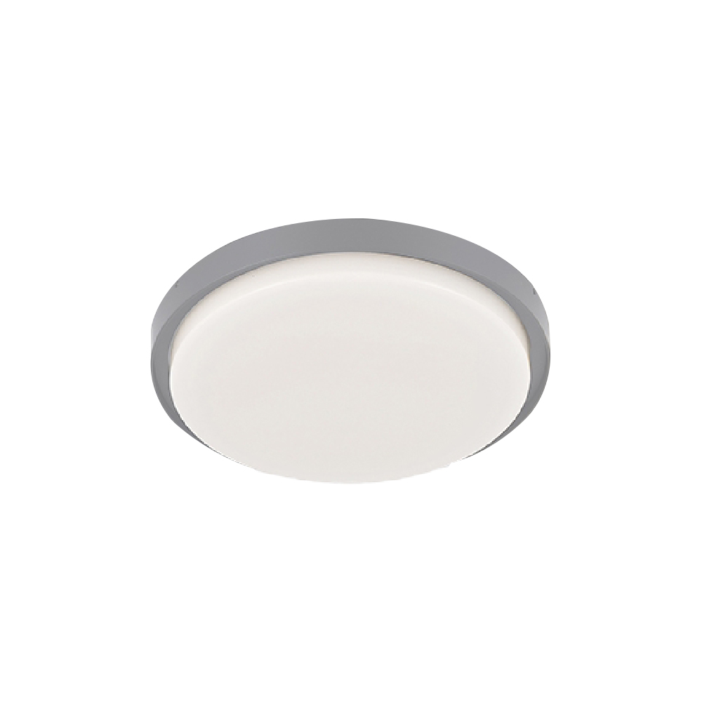 Plafón LED de sobreponer - 35W - Acabado gris - Luz cálida