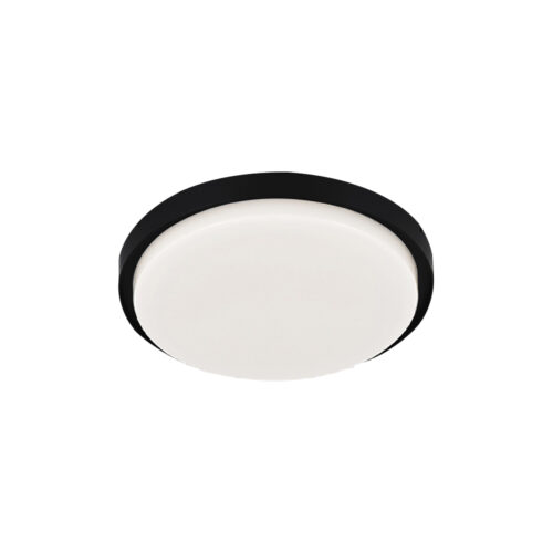 Plafón LED de sobreponer - 35W - Acabado negro - Luz cálida