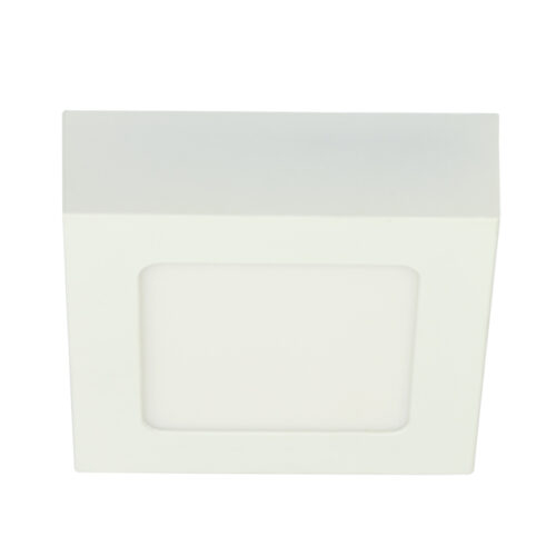 Plafón LED de sobreponer - 6W - Acabado blanco - Luz cálida