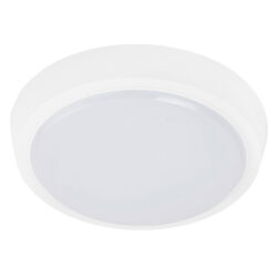 Plafón LED de sobreponer - 10W - Acabado blanco - Luz cálida