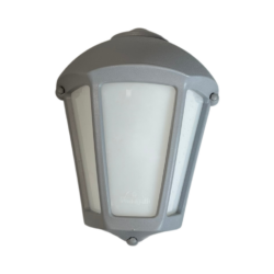 Farol de pared - Para 1 luz E27 - Acabado gris