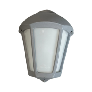 Farol de pared - Para 1 luz E27 - Acabado gris