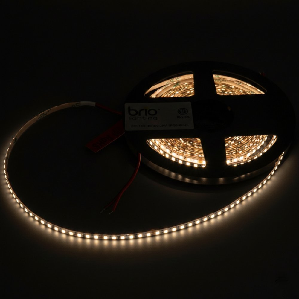 Rollo de cinta LED 4mm de interior - 4.8W por metro - Luz cálida 2 Rollo de cinta LED 4mm de interior - 4.8W por metro - Luz cálida - Imagen 2