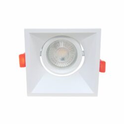 Ojo de buey - 93x93mm – Para 1 lámpara GU10 – Ajustable