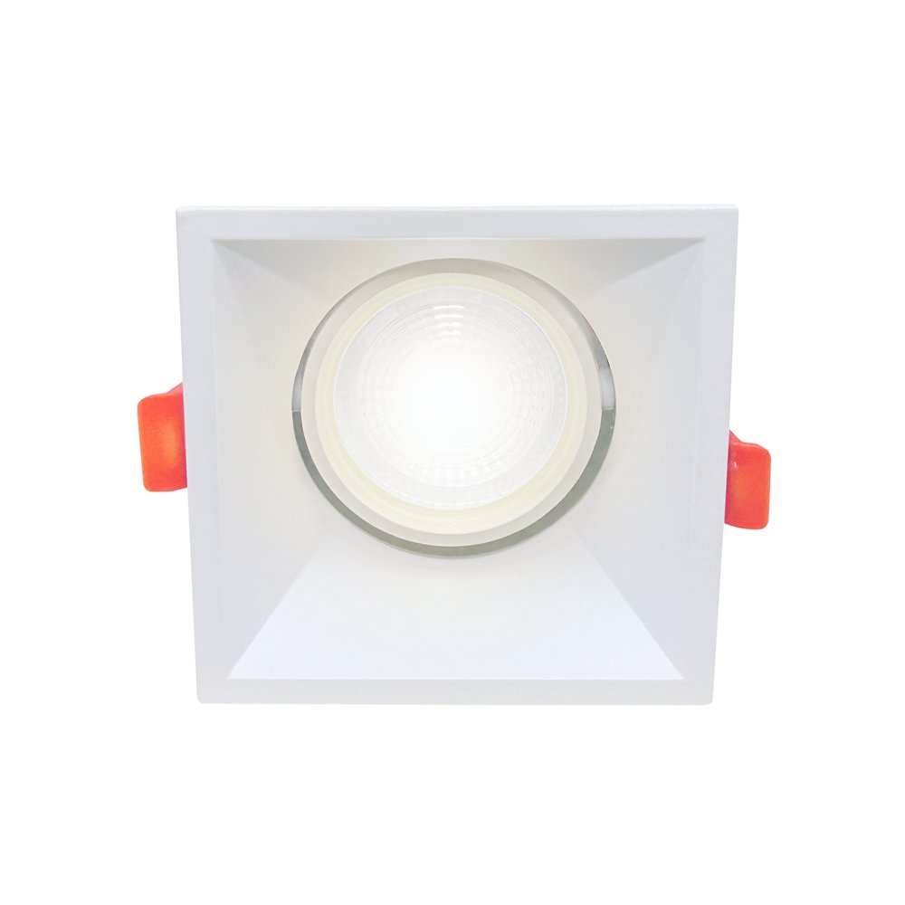 Ojo de buey - 93x93mm – Para 1 lámpara GU10 – Ajustable 2 Ojo de buey - 93x93mm – Para 1 lámpara GU10 – Ajustable - Imagen 2