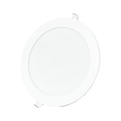 Ojo de buey empotrable LED - 18W - Acabado blanco - Luz cálida