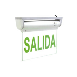 Rótulo de Salida color verde - LED integrado - 1.8W