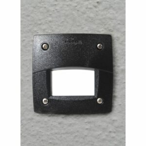Lámpara para empotrar en pared de exterior – Con 1 luz GX53 – Kelvin seleccionable - Acabado negro