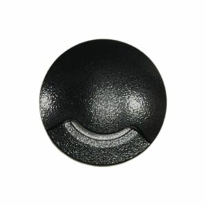Lámpara para empotrar en pared/piso de exterior – Con 1 luz G9 – Luz indicadora simple - Acabado negro