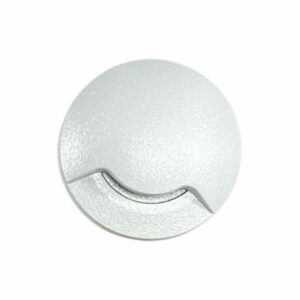 Lámpara para empotrar en pared/piso de exterior – Con 1 luz G9 – Luz indicadora simple - Acabado gris