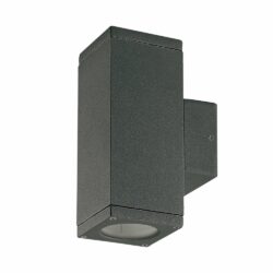 Lámpara de pared exterior - Para 1 luces GU10 - Acabado antracita