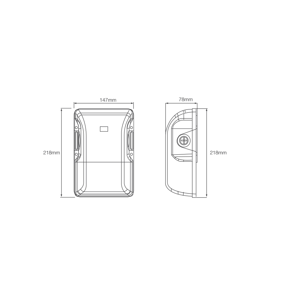 Lámpara LED de pared - Para exterior - 30W - Luz fría 2 Lámpara LED de pared - Para exterior - 30W - Luz fría - Imagen 2